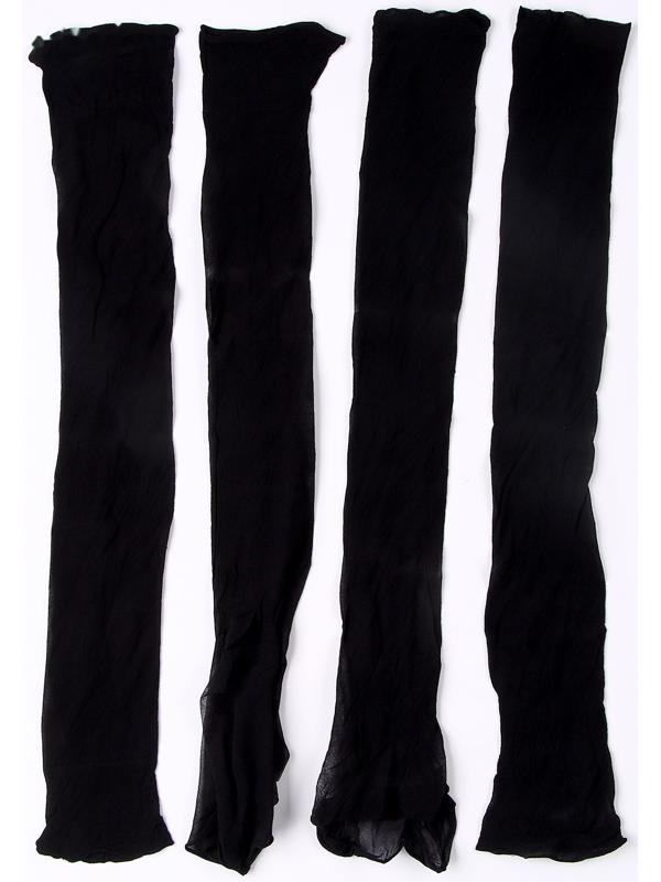 Капрон для кукол и цветов, набор 4 шт., размер 1 шт. — 45 × 6 см, цвет чёрный