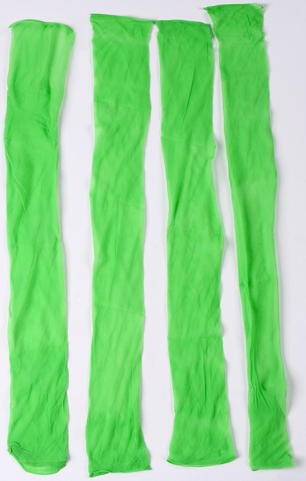 Капрон для кукол и цветов, набор 4 шт., размер 1 шт. — 45 × 6 см, цвет зелёный