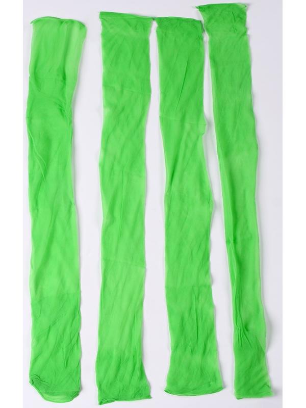 Капрон для кукол и цветов, набор 4 шт., размер 1 шт. — 45 × 6 см, цвет зелёный