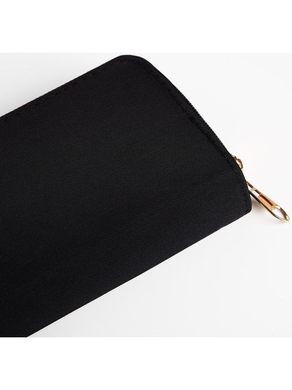 Кошелёк на молниях, цвет чёрный