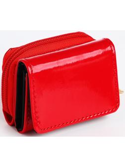 Кошелёк на кнопке, цвет красный