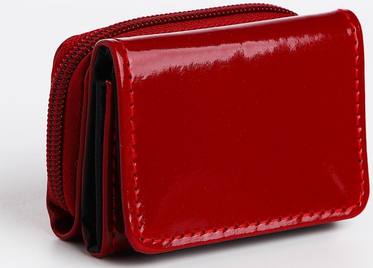 Кошелёк на кнопке, цвет бордовый