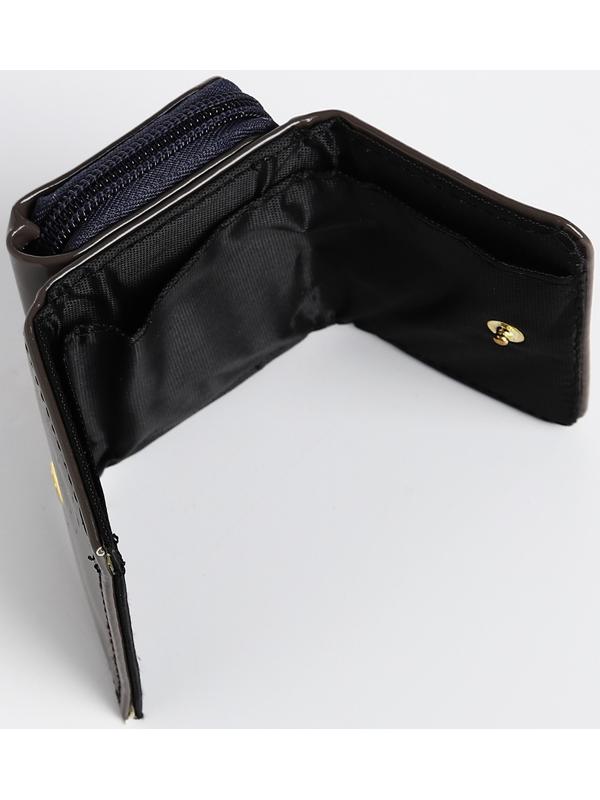 Кошелёк на кнопке, цвет серый