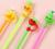 Трубочки для коктейля «Фруктики», 4 шт., цвета МИКС