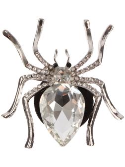 Украшение в дефлектор автомобиля, Паук, ароматизатор, 5.4×5.4 см, белый