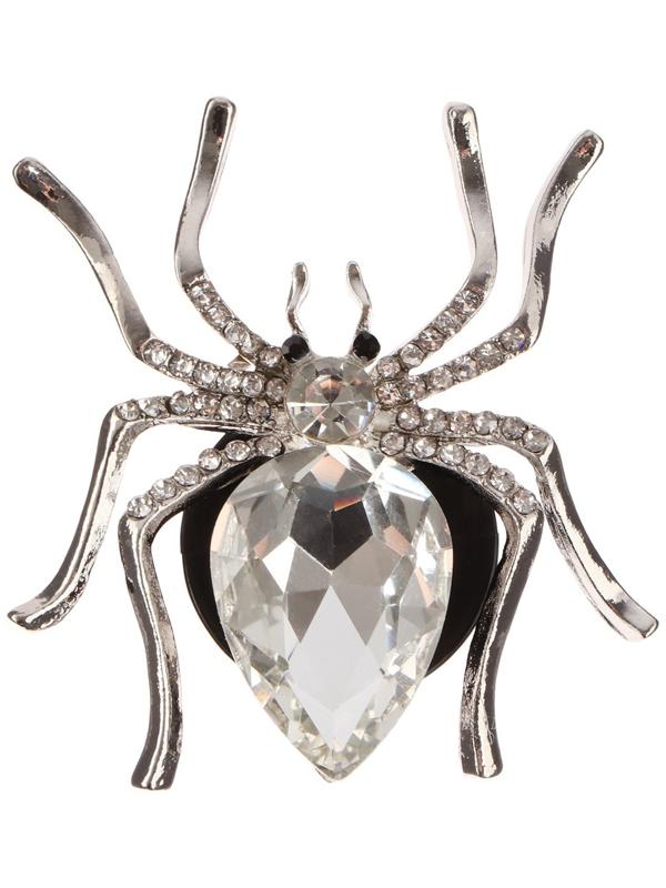 Украшение в дефлектор автомобиля, Паук, ароматизатор, 5.4×5.4 см, белый