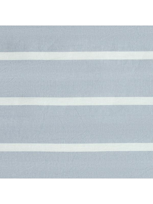 Постельное бельё Этель 1.5 сп Blue stripe, 155х210см,160х240см,50х70-2шт, жатый хлопок,140 г/м2