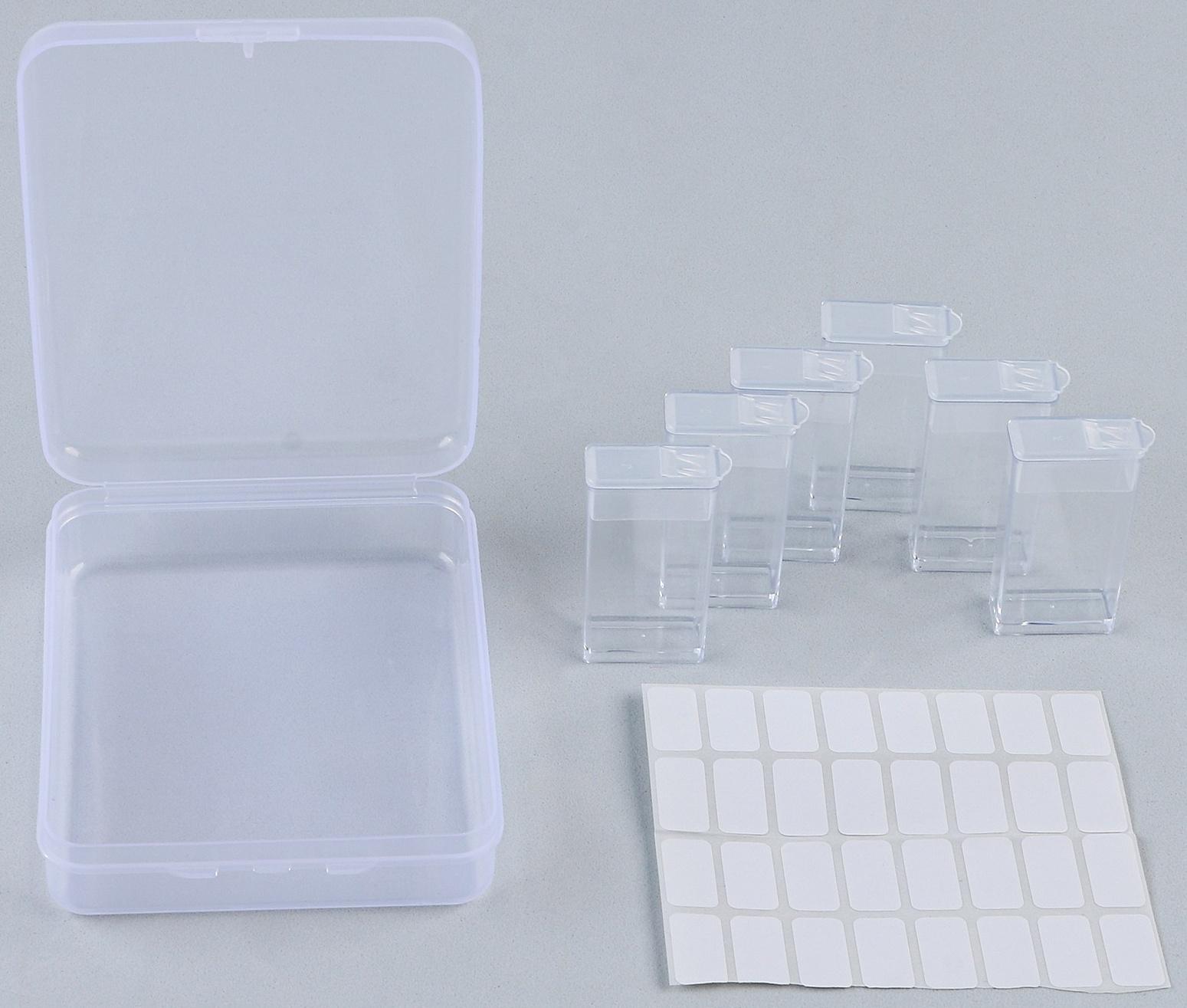 Органайзер для хранения страз алмазной мозаики, 6 секций