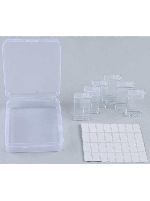 Органайзер для хранения страз алмазной мозаики, 6 секций