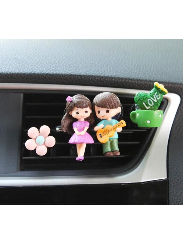 Игрушка в дефлектор авто, влюбленная парочка, к4