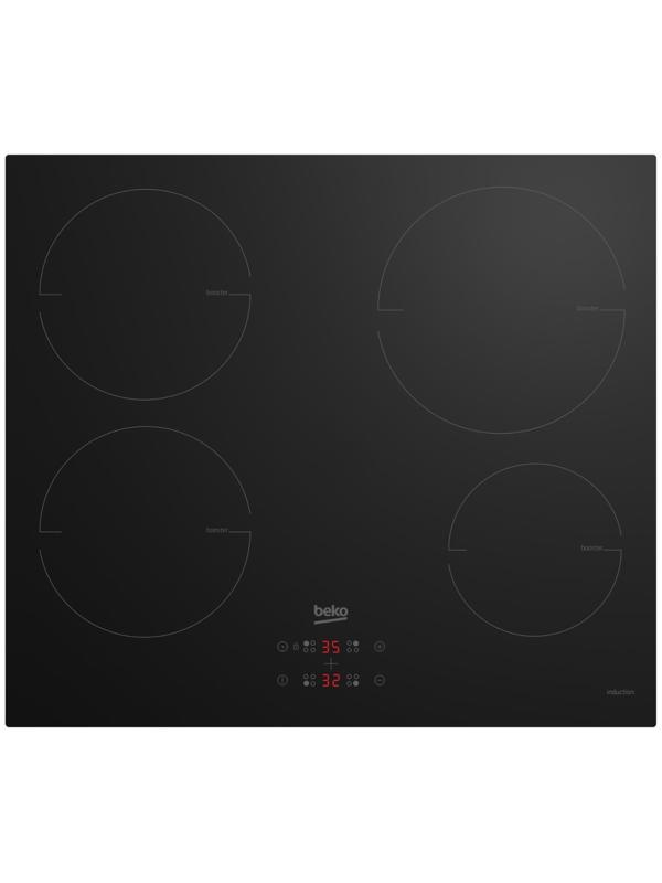 Варочная поверхность Beko HII 64400 MT, индукционная, 4 конфорки, сенсор, чёрная