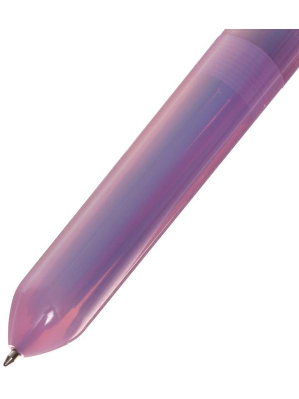 Ручка шариковая автоматическая 10-ти цветная, МИКС Бабочка-спиннер