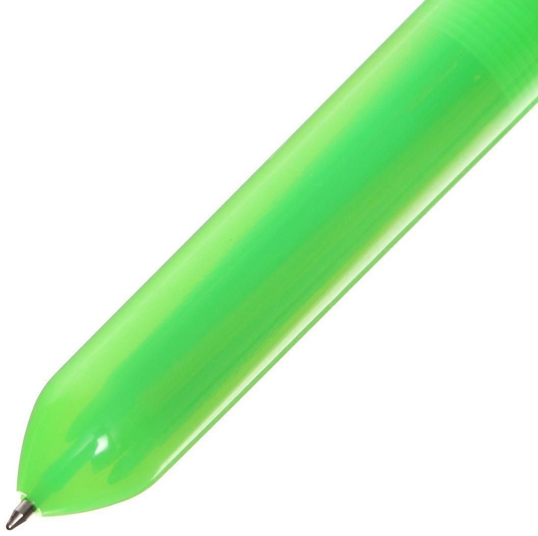 Ручка шариковая автоматическая 10-ти цветная, МИКС Новый год-спиннер