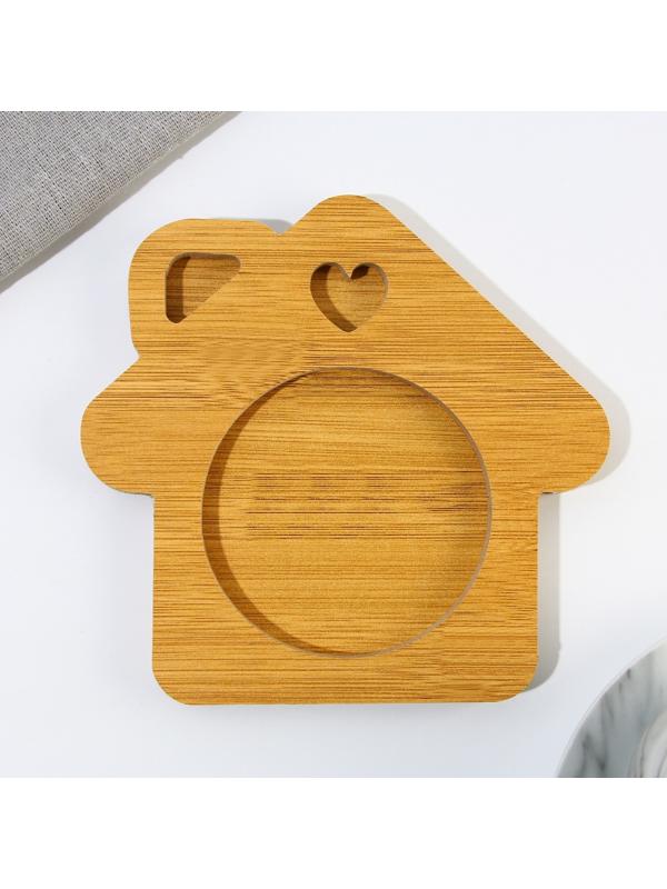 Подставка под кружку «Домик», 15,4х14,9 см