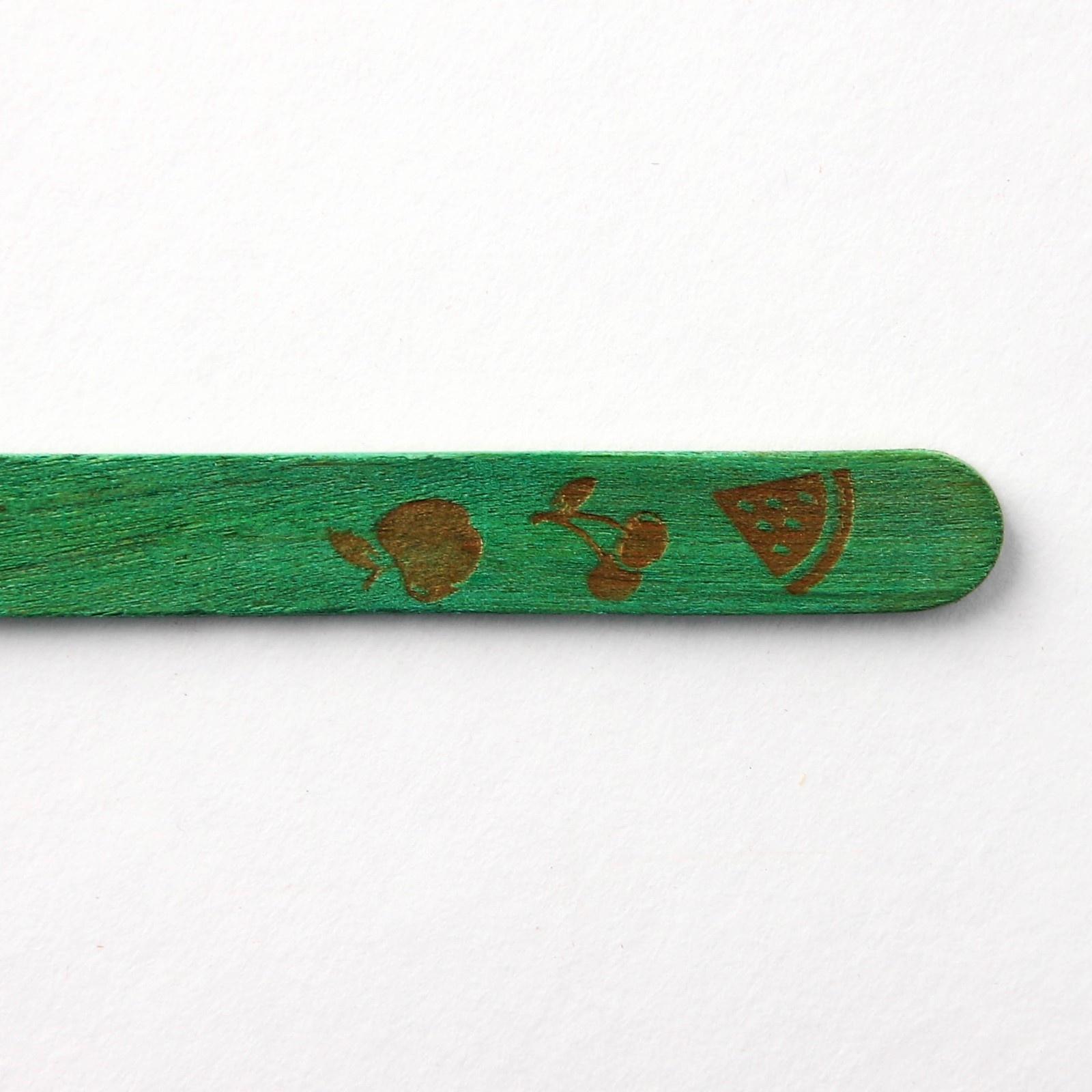 Набор палочек для мороженого «Фрукты», 50 шт, 11.4 х 1 см