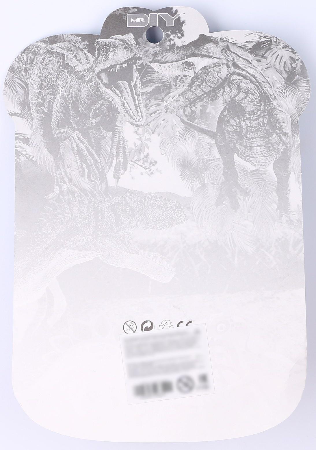 Набор для творчества «Раскрась тиранозавра», краска 6 цветов по 2,5 мл