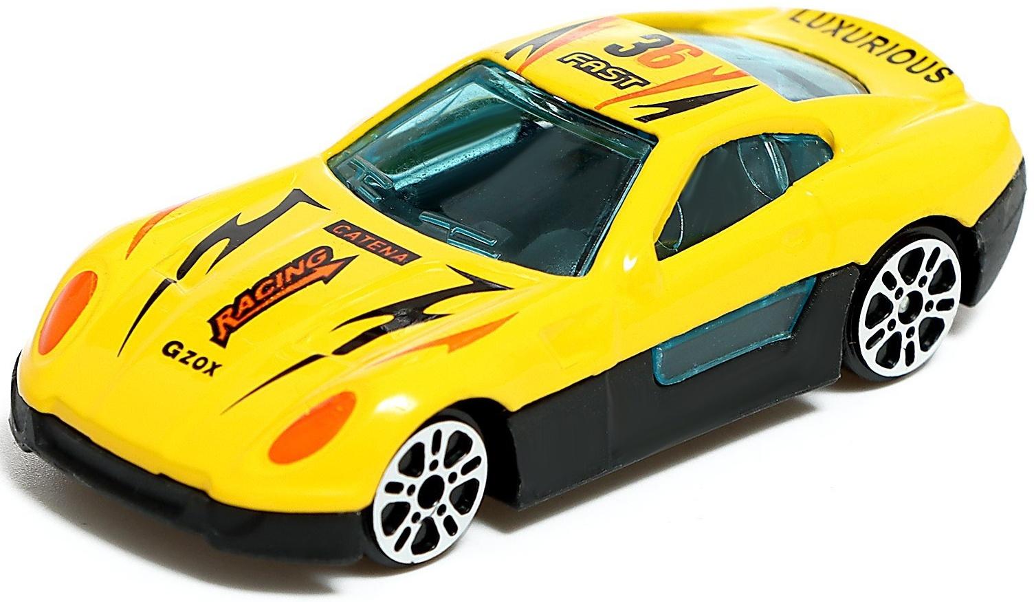 Парковка 2 в 1 Truck, 6 машинок, трансформируется в автотрек, звук, цвет синий