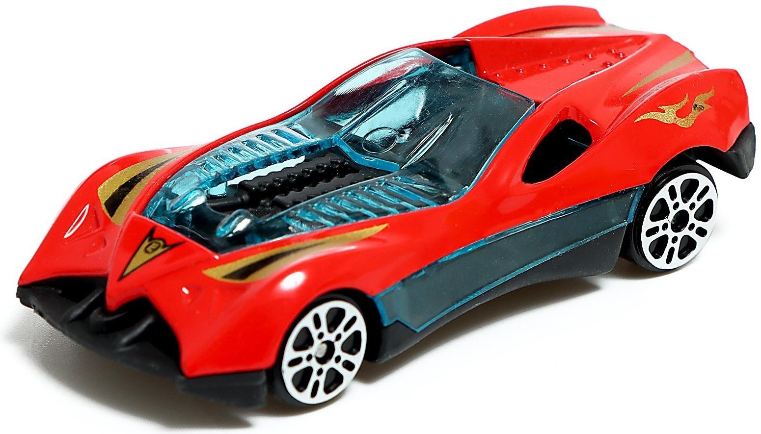 Парковка 2 в 1 Truck, 6 машинок, трансформируется в автотрек, звук, цвет синий