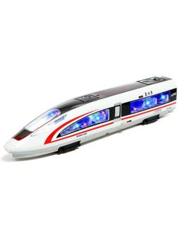 Поезд «Скорый», инерция, свет, открываются двери, цвет МИКС