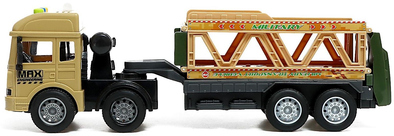 Грузовик инерционный «Армия», трансформируется, свет, звук