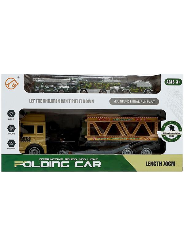 Грузовик инерционный «Армия», трансформируется, свет, звук