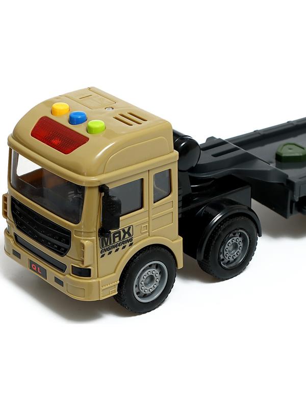 Грузовик инерционный «Армия», трансформируется, свет, звук