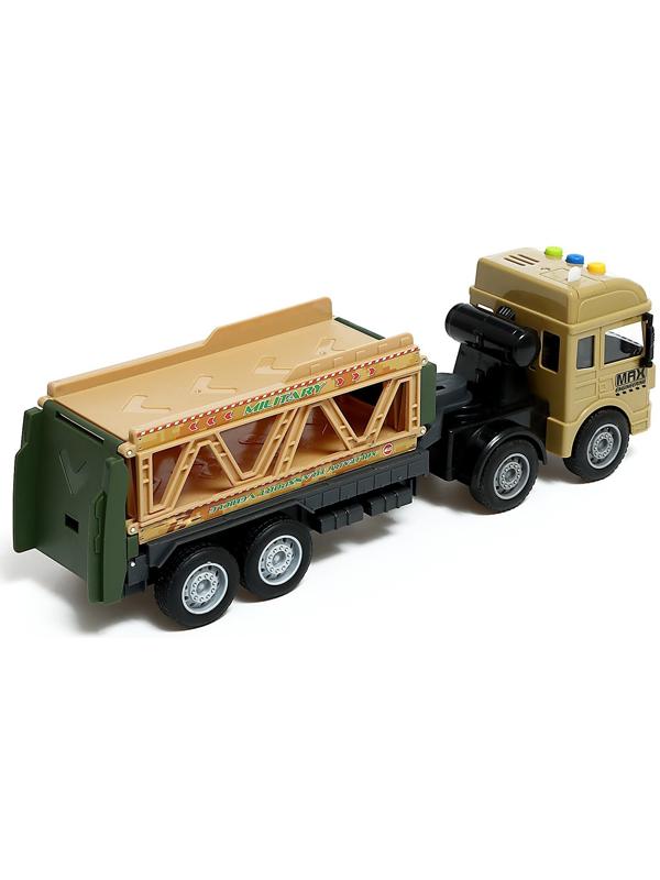 Грузовик инерционный «Армия», трансформируется, свет, звук