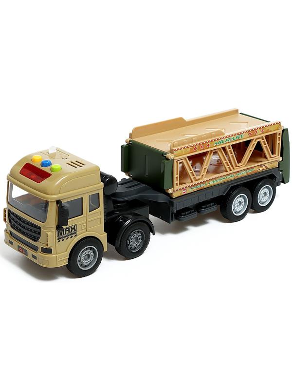 Грузовик инерционный «Армия», трансформируется, свет, звук