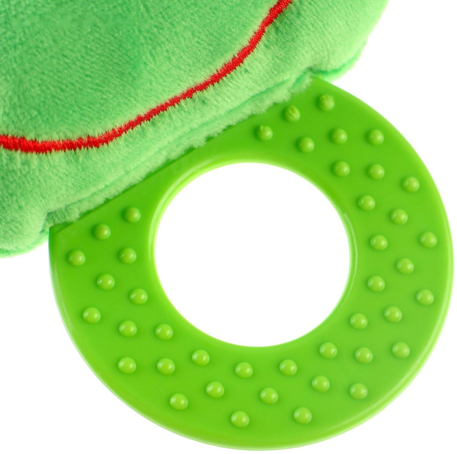 Погремушка мягкая с прорезывателем, виды МИКС, Крошка Я