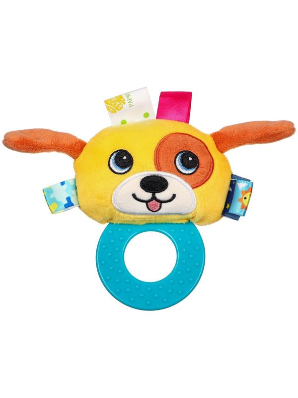 Погремушка мягкая с прорезывателем, виды МИКС, Крошка Я