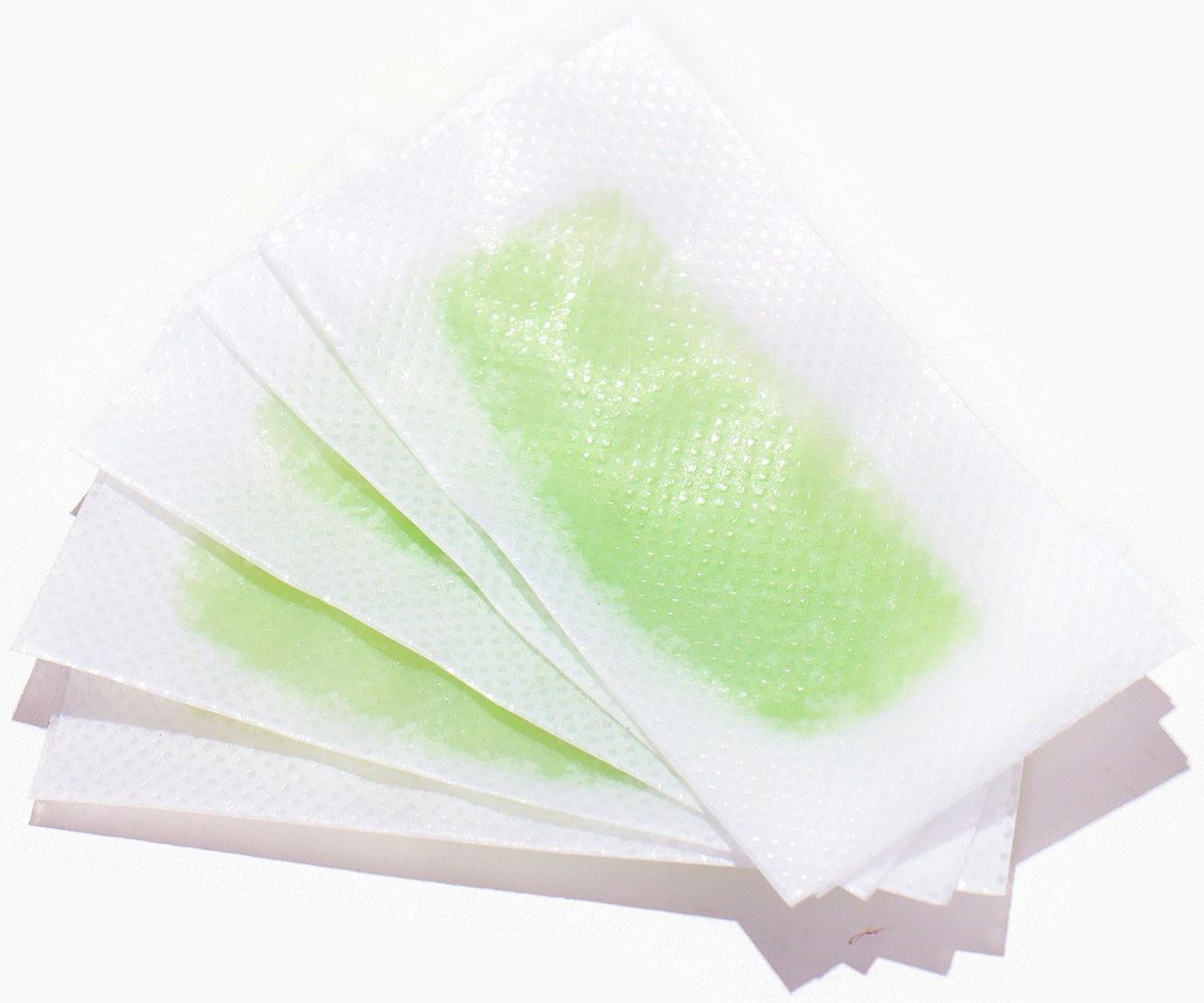 Восковые полоски Secret Beauty для депиляции лица, с алоэ вера, 10 шт