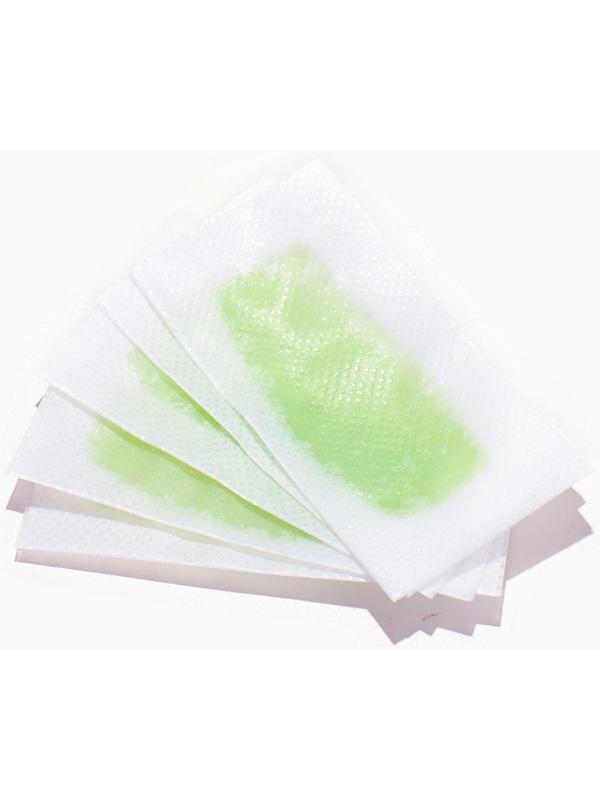 Восковые полоски Secret Beauty для депиляции лица, с алоэ вера, 10 шт