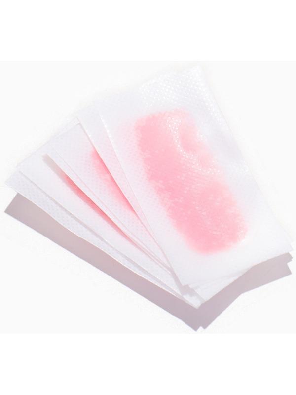 Восковые полоски Secret Beauty для депиляции лица, с маслом розы, 20 шт