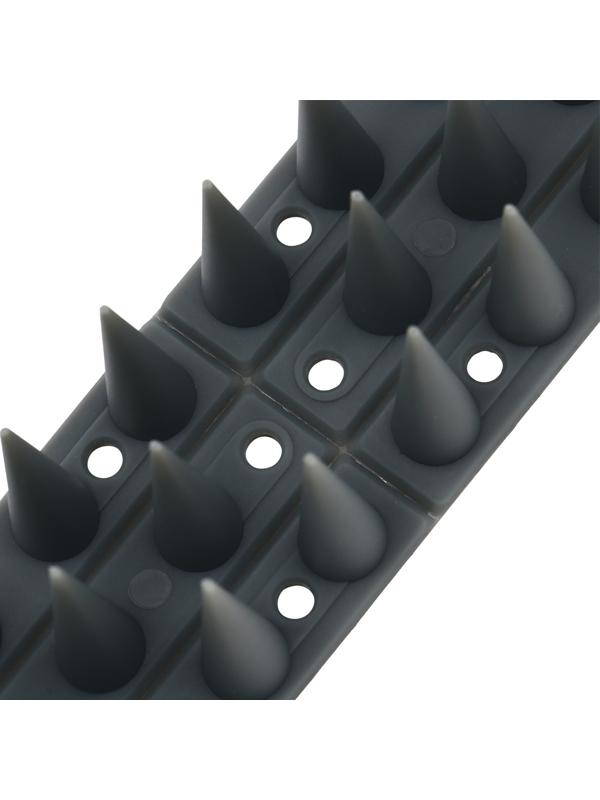 Отпугиватель для птиц, 33,5 × 4,5 см, шипы противоприсадные, 51 шт., 3 ряда, Greengo