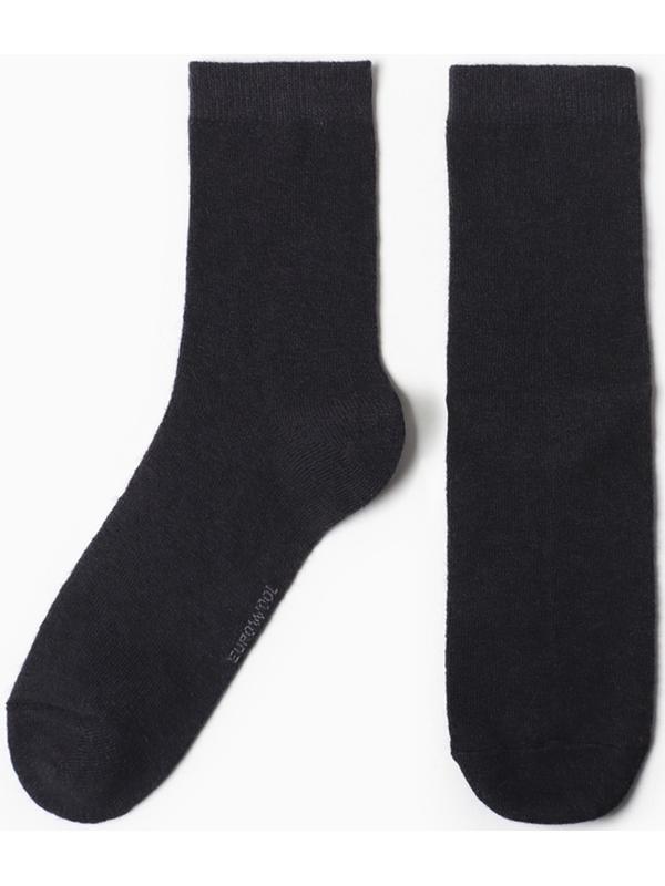 Носки мужские шерстяные армейские, цвет графит, р-р 41-43