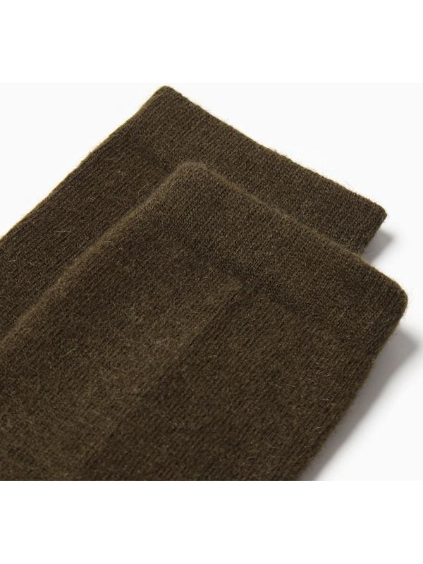 Носки мужские шерстяные армейские, цвет хаки, р-р 44-46