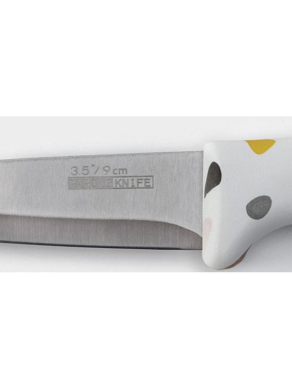 Нож для овощей Доляна Sparkle, цвет белый