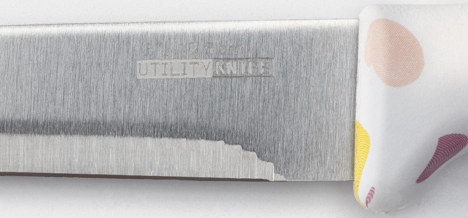 Нож универсальный Доляна Sparkle, цвет белый