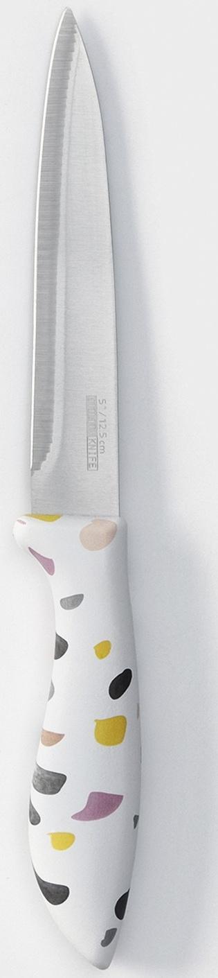 Нож универсальный Доляна Sparkle, цвет белый