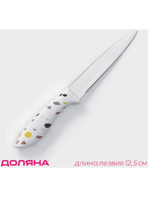 Нож универсальный Доляна Sparkle, цвет белый