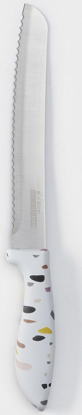 Нож для хлеба Доляна Sparkle, цвет белый