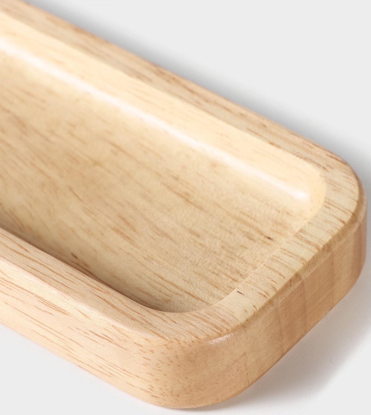 Подставка для столовых приборов Magistro Tropical, 27×7×1,8 см, каучуковое дерево