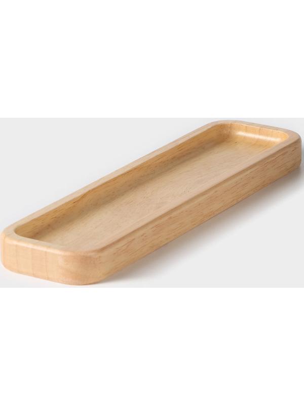 Подставка для столовых приборов Magistro Tropical, 27×7×1,8 см, каучуковое дерево