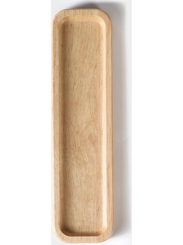 Подставка для столовых приборов Magistro Tropical, 27×7×1,8 см, каучуковое дерево