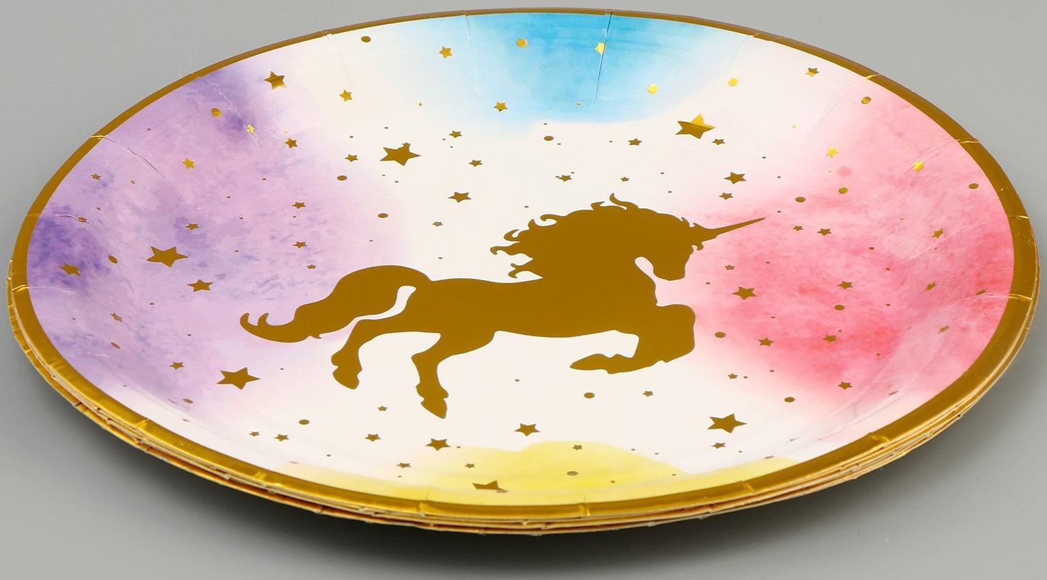 Тарелки бумажные, 6 шт.