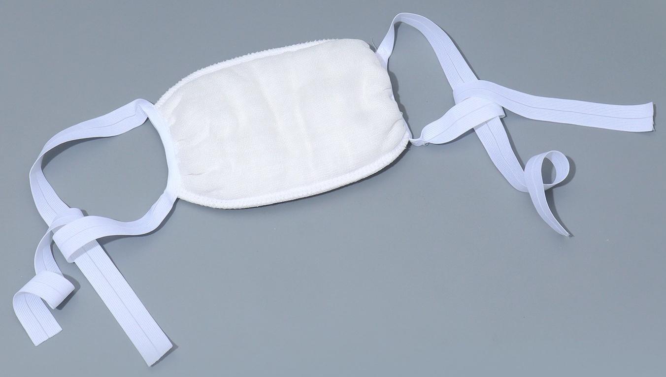 Ватно-марлевая повязка на резинке 20х15 см