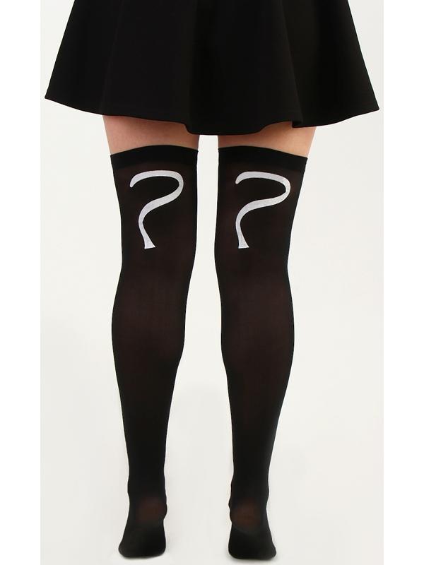 Карнавальный чулки «Кошечка», цвет чёрный, р. М