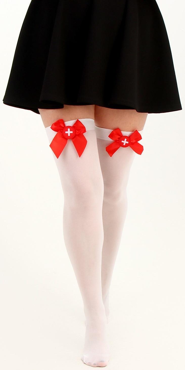 Карнавальные чулки «Медсестра», размер М