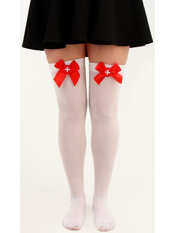 Карнавальные чулки «Медсестра», размер М