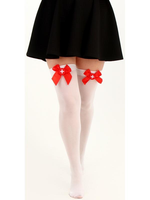 Карнавальные чулки «Медсестра», размер М